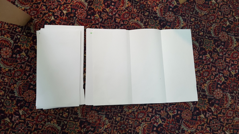 Une maquette papier pour visualiser le format final d’une « journée-type »